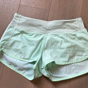 Lululemon speed up shorts inseam 2.5. Size 4